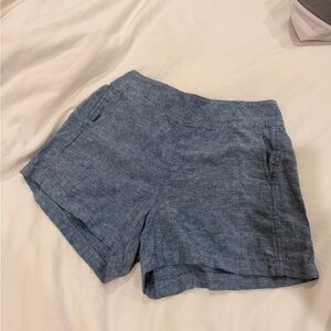 GAP Women's Denim Blue Shorts
